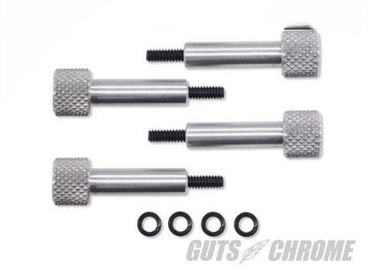 KH Engineering S&S B Carburetor Float Bowl Quick Screw Set - Aluminum