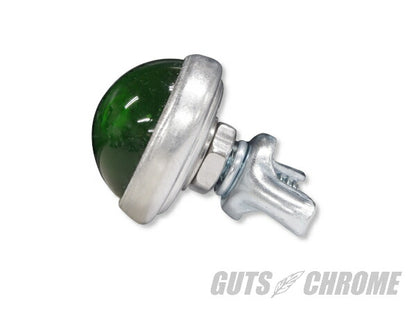 レッドフォックス ガラスレンズリフレクター ラウンドカット グリーン 24.5mm