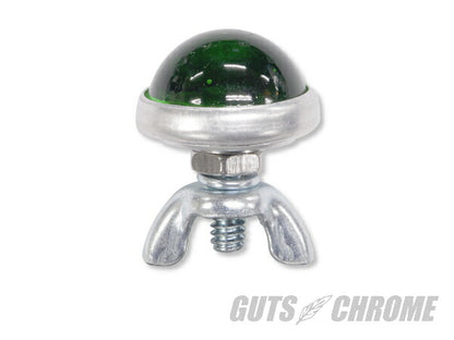 レッドフォックス ガラスレンズリフレクター ラウンドカット グリーン 24.5mm