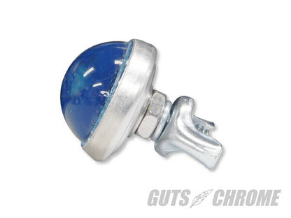 レッドフォックス ガラスレンズリフレクター ラウンドカット ブルー 24.5mm