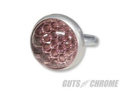 レッドフォックス ガラスレンズリフレクター ラウンドカット モーブ 24.5mm