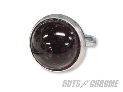 レッドフォックス ガラスレンズリフレクター ラウンドカット パープル 24.5mm