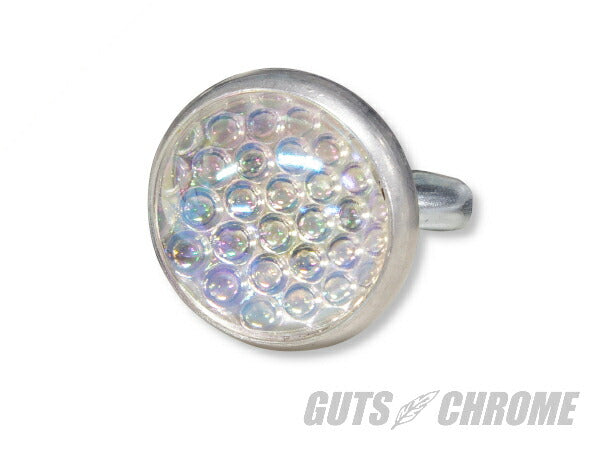 レッドフォックス ガラスレンズリフレクター ラウンドカット レインボー 24.5mm