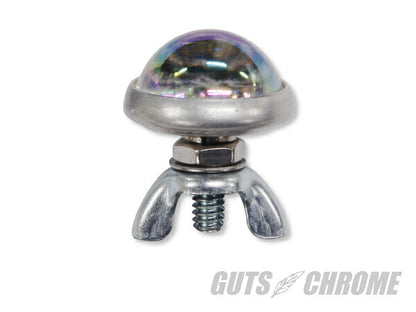 レッドフォックス ガラスレンズリフレクター ラウンドカット レインボー 24.5mm