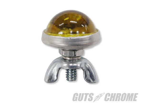 レッドフォックス ガラスレンズリフレクター ラウンドカット イエロー 24.5mm