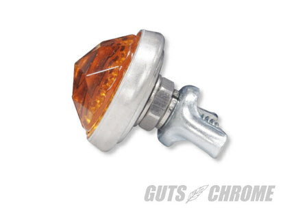 レッドフォックス ガラスレンズリフレクター プリズムカット アンバー 24.5mm 1個