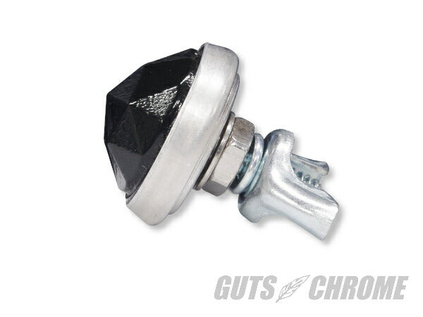 レッドフォックス ガラスレンズリフレクター プリズムカット ブラック 24.5mm 1個