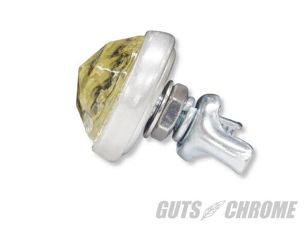 レッドフォックス ガラスレンズリフレクター プリズムカット シャンパン 24.5mm 1個