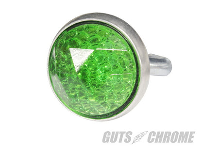 レッドフォックス ガラスレンズリフレクター プリズムカット グリーン 24.5mm 1個