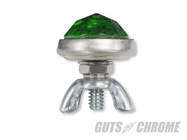 レッドフォックス ガラスレンズリフレクター プリズムカット グリーン 24.5mm 1個