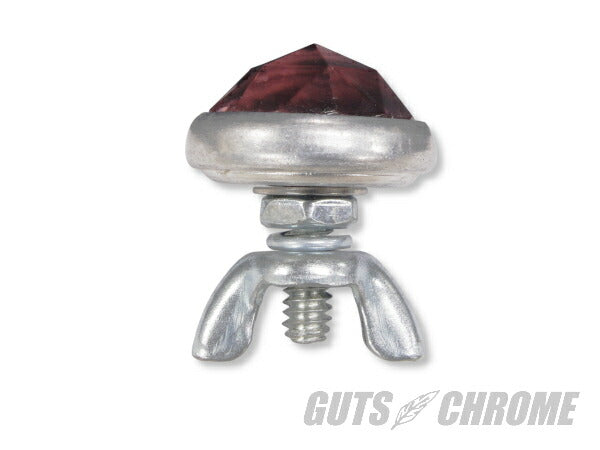 レッドフォックス ガラスレンズリフレクター プリズムカット モーブ 24.5mm 1個