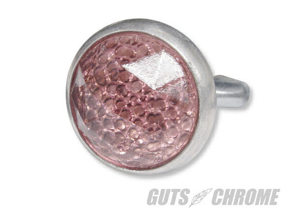 レッドフォックス ガラスレンズリフレクター プリズムカット モーブ 24.5mm 1個