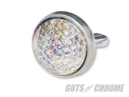 レッドフォックス ガラスレンズリフレクター プリズムカット レインボー 24.5mm 1個