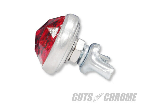 Red Fox Glass Lens Reflector Prism Cut Red 24.5mm 1 pc.