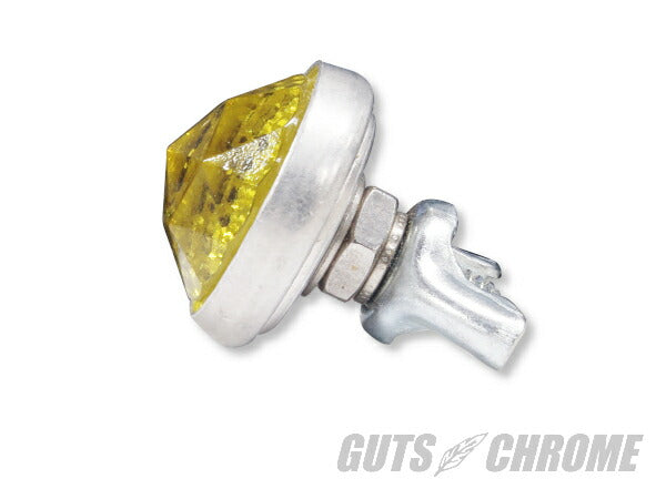 レッドフォックス ガラスレンズリフレクター プリズムカット イエロー 24.5mm 1個