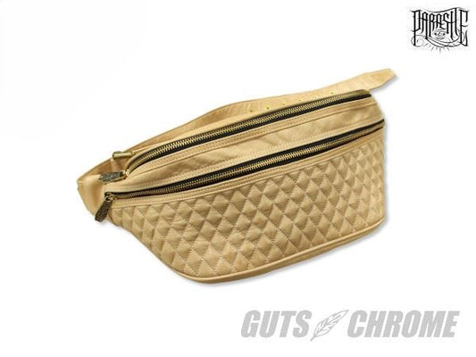 レザーウエストバッグ ベージュ タイプ1