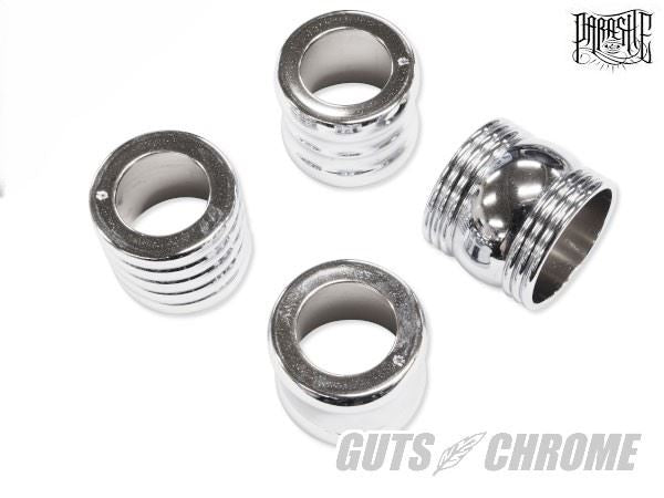 プッシュロッドカラー クローム ランダムセット 高さ25mm/内径約27〜29π