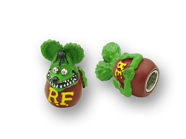 ラットフィンク バルブキャップセット グリーン