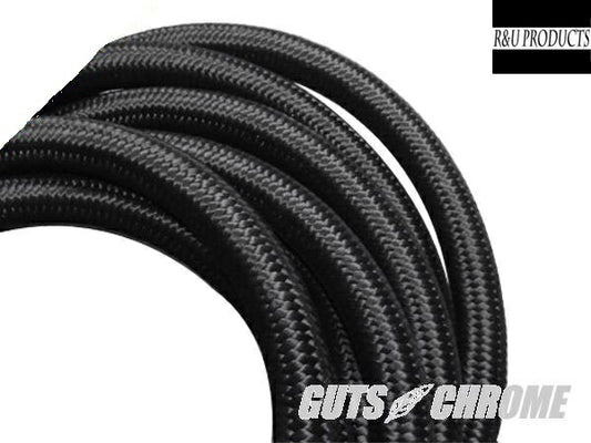 Stainless Mesh Hose 3m Black Nylon Mesh #7 (ID 9.4mm)