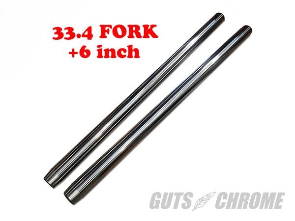 R&U Products 33.4mm Fork Inner Tubes +6 inches