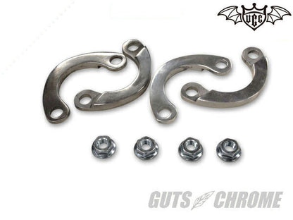 Universal Custom Choppers Easy Flange Set for Exhaust EVO/TC