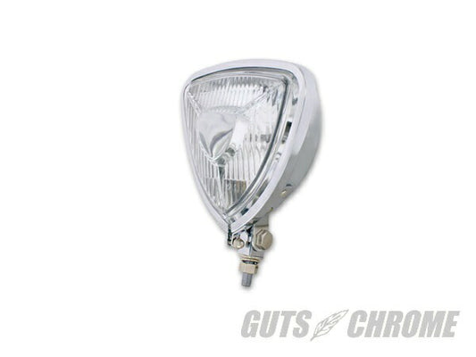 クローム トライアングル ヘッドライト フラットバック