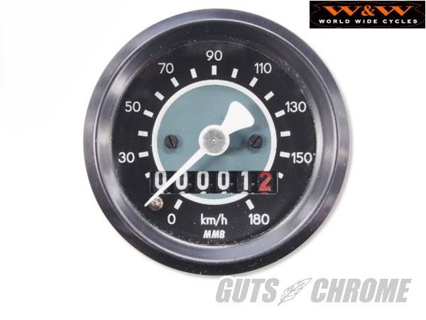 MMB 48mm Mechanical TARGET Speedometer 2:1 for Transdrive Vehicles, etc.