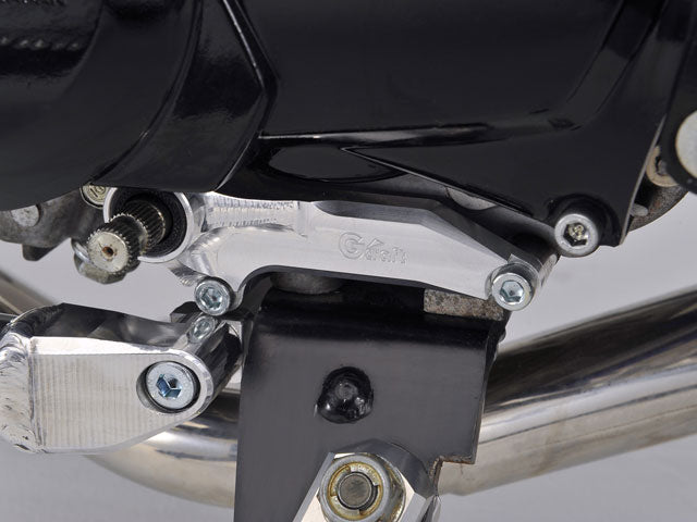 Shift Guide for Horizontal Engines - Silver Anodized
