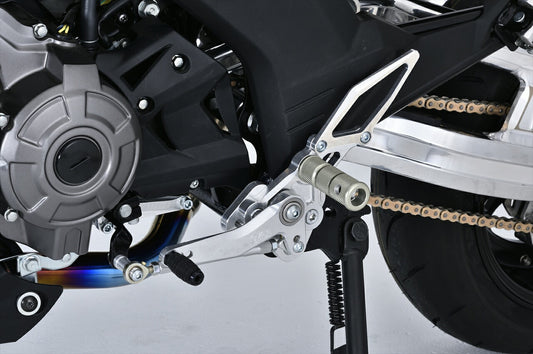 バックステップ シルバーアルマイト Z125プロ