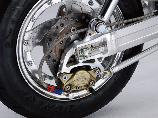 リヤフローティングキット カニブレンボ用 シルバーアルマイト