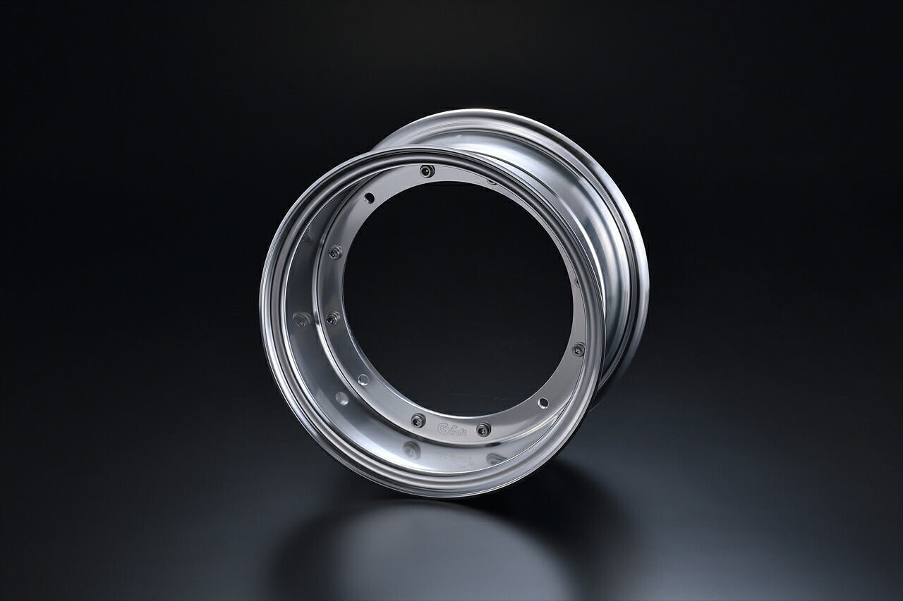 ワイドホイール 3.5J 3本スポーク シルバーアルマイト 10インチ 1輪分