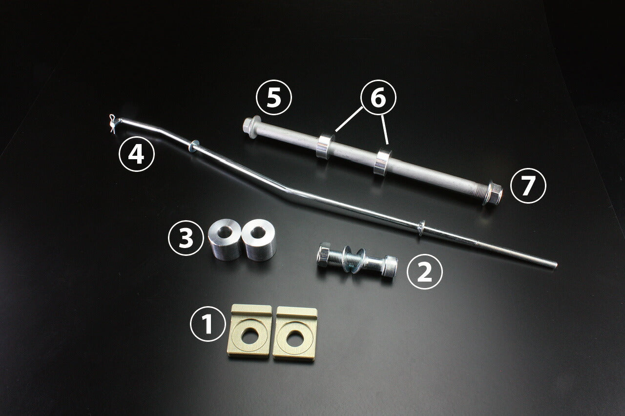 GC-019/GC-020フレーム専用 ワイドスイングアーム モノショック スタンダード スタビ無し バフ +16cm モンキー ゴリラ