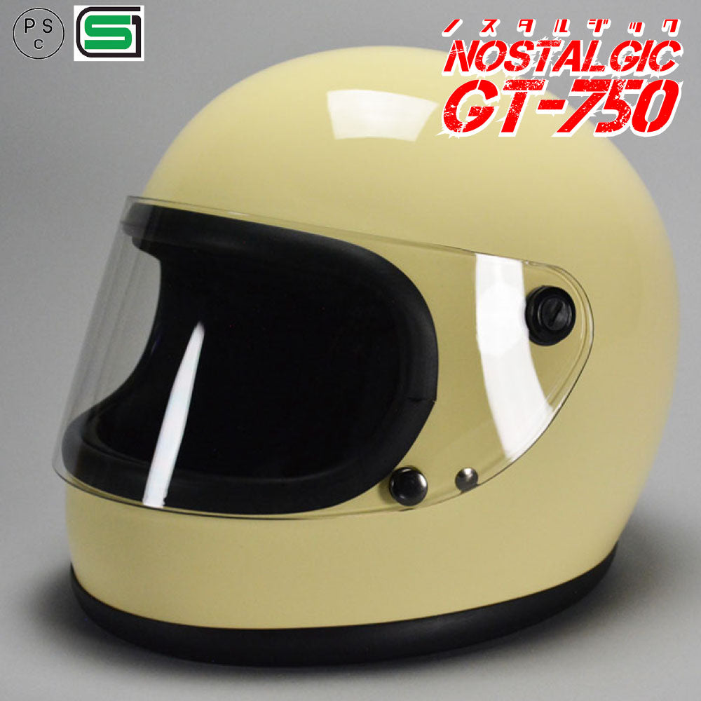GT750 ヘルメット 族ヘル シールド おまけ付き ノスタルジック GT-750  送料無料！！ XLサイズチークパッドセット