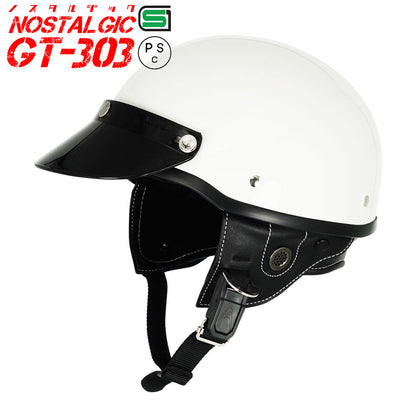 GT303 Poly-Helmet Police Helmet Nostalgic GT-303 with Short Visor