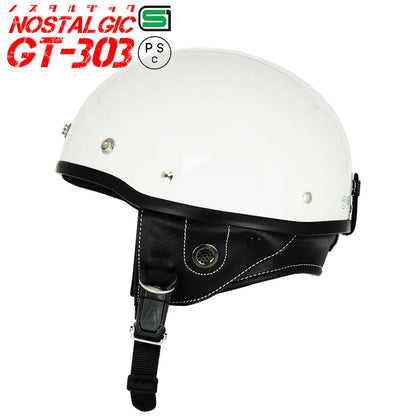 GT303 ヘルメット ノスタルジック GT-303 シールド付き ロングシールド
