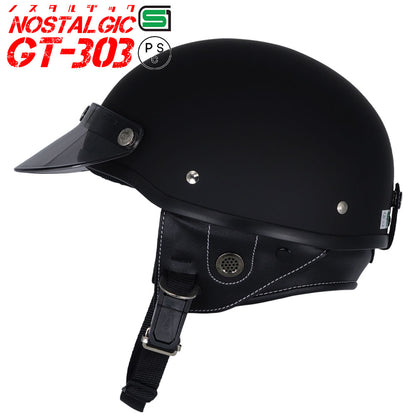 GT303 Poly-Helmet Police Helmet Nostalgic GT-303 with Short Visor