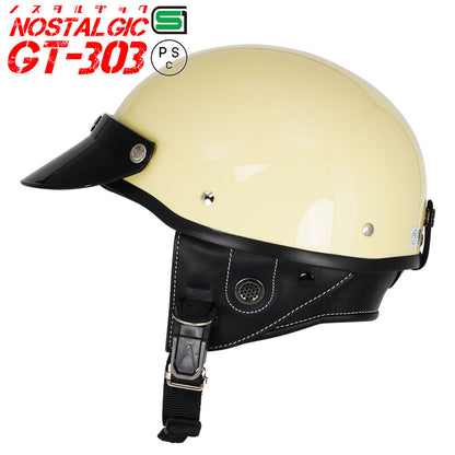 GT303 Poly-Helmet Police Helmet Nostalgic GT-303 with Short Visor