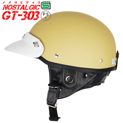 GT303 Poly-Helmet Police Helmet Nostalgic GT-303 with Short Visor