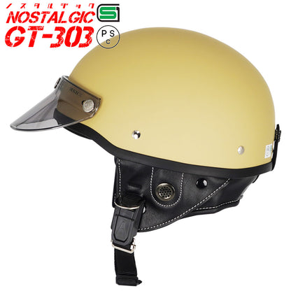 GT303 Poly-Helmet Police Helmet Nostalgic GT-303 with Short Visor