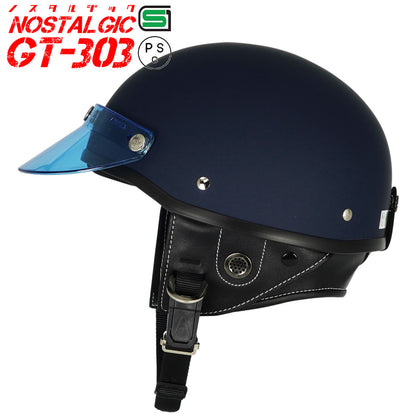 GT303 Poly-Helmet Police Helmet Nostalgic GT-303 with Short Visor