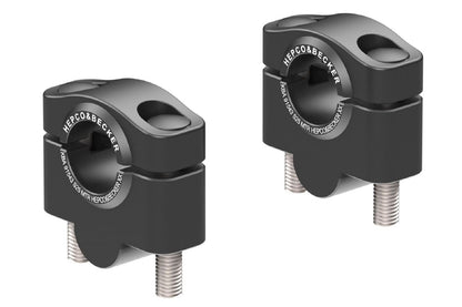 Handlebar Risers 25mm Up, Black for CRF250/300L/Rally 12-25