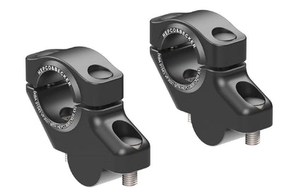 Handlebar Risers 30mm Up / 21mm Back, Black, for Tracer 9 GT / + / Y-AMT 25-