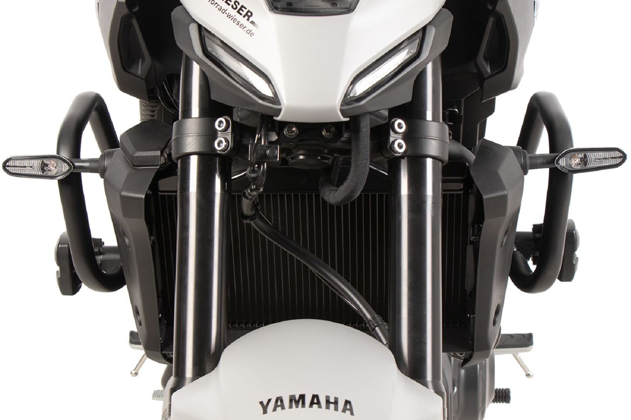 Engine Guard with Crash Pad, Black, MT-07/Y-AMT 25-