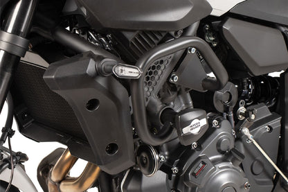 Engine Guard with Crash Pad, Black, MT-07/Y-AMT 25-