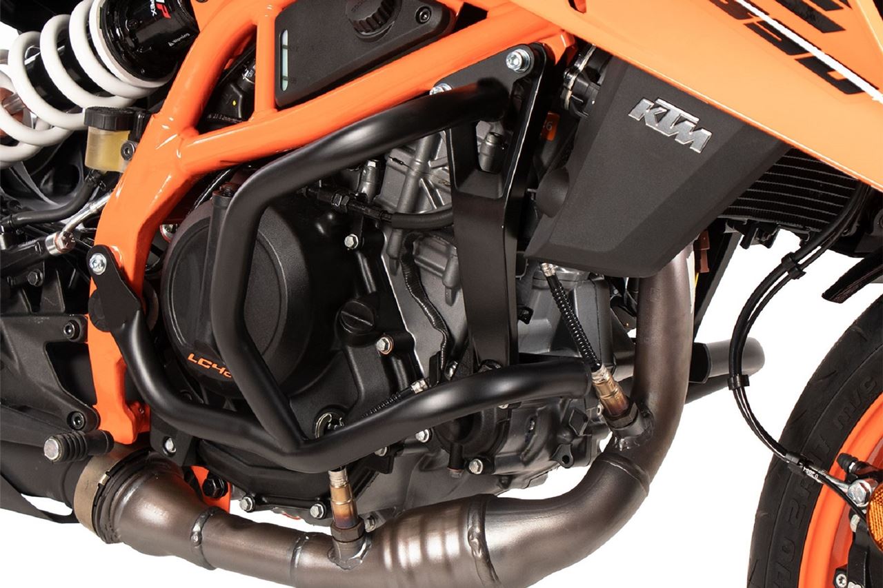 Engine Guard Black 125/390 Duke 24-25