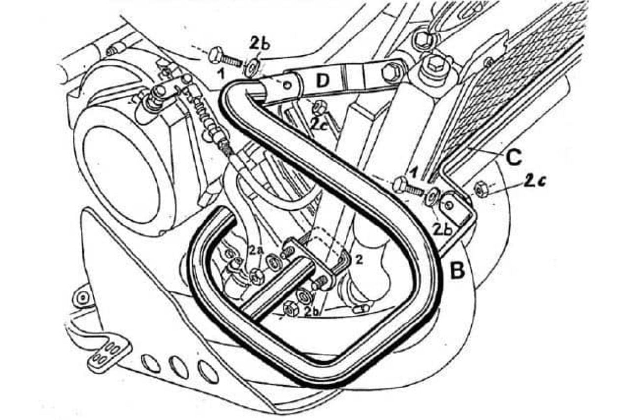 Engine Guard Black XTZ750 Super Ténéré