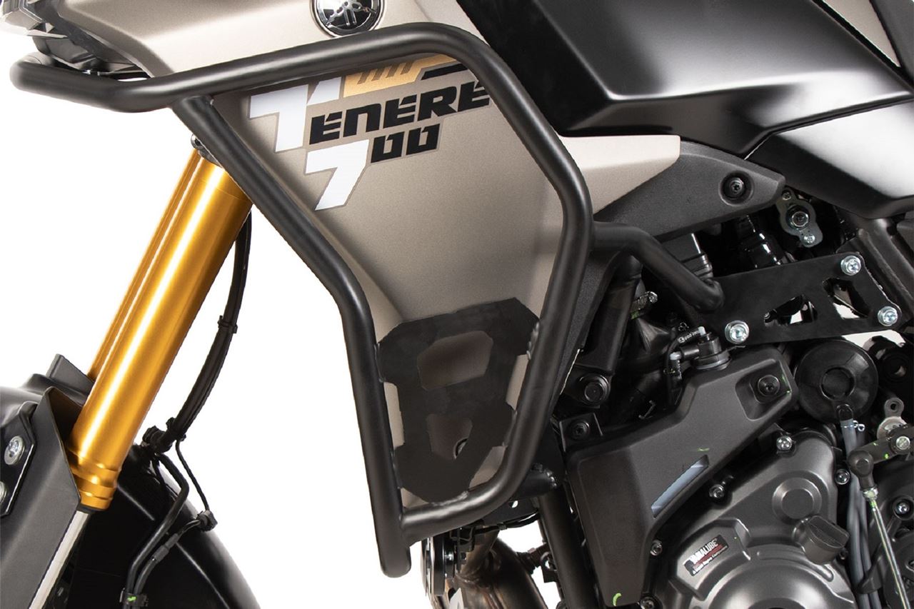 Tank Guard Solid Black Tenere 700 25-