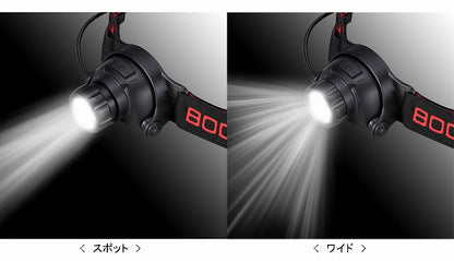 LEDヘッドライト800
