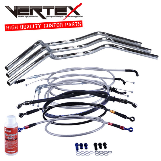 GSX250E 刀（ザリ/ゴキ） GJ51 クルージング ハンドル セット メッシュ ワイヤー