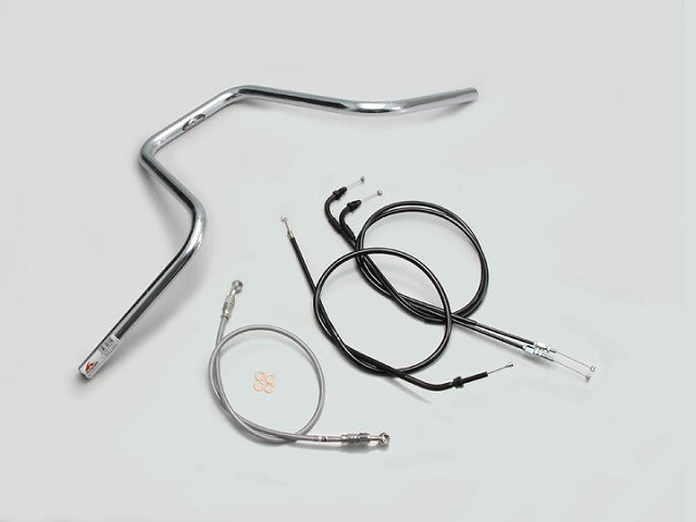 Street Hunter Handlebar Set, Chrome Plated, GROM (16 JC61-1300001-)